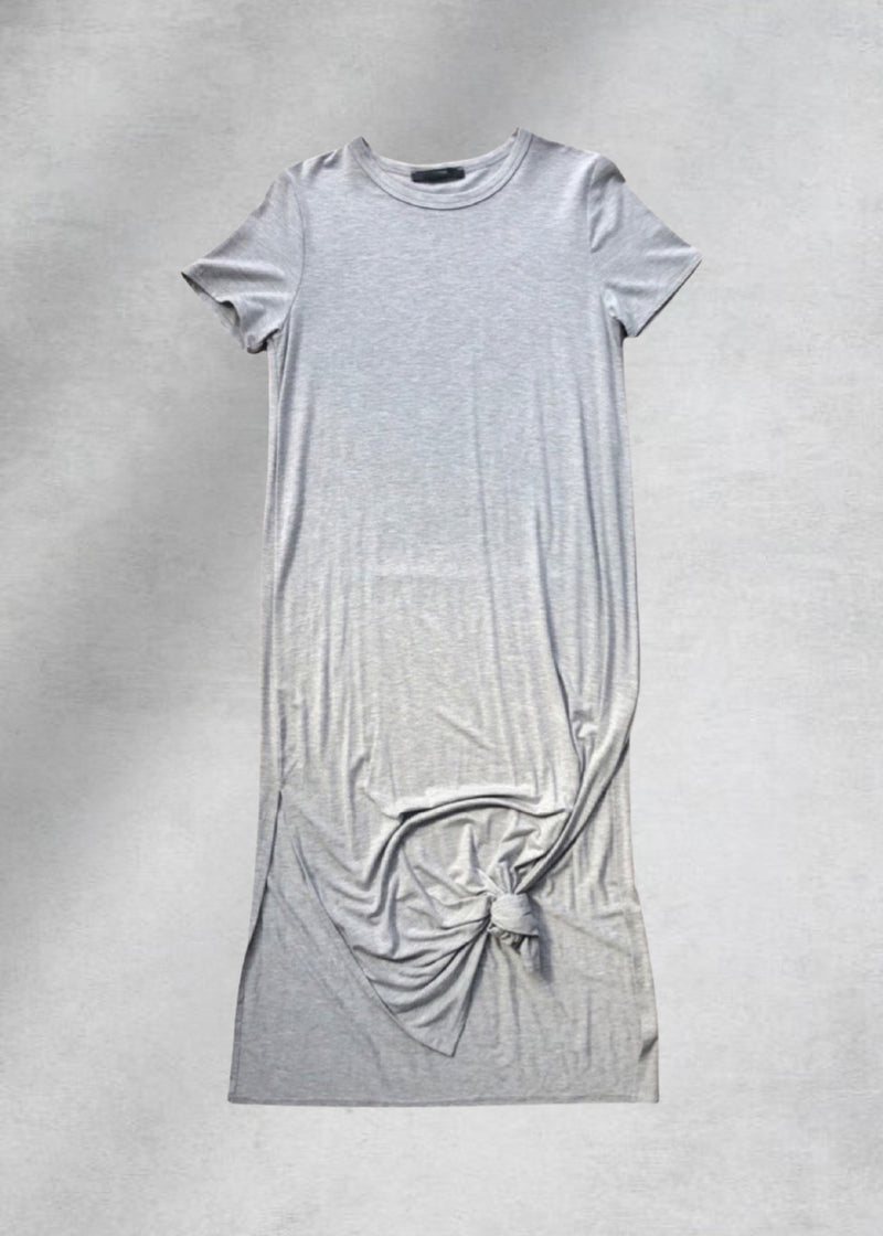 Ember T-Shirt Short Dress - Gray