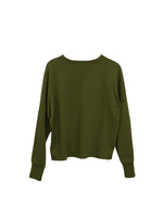 Kyra Oversized Sweatshirt Top - Green