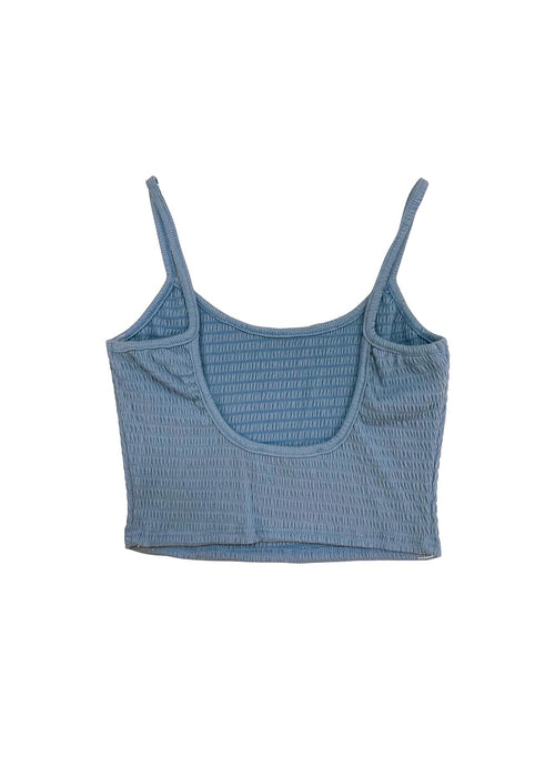 Ruth Smocked Cami Top - Blue