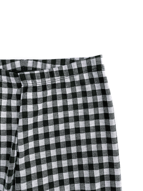 Autumn Printed Biker Shorts - Gray/Black