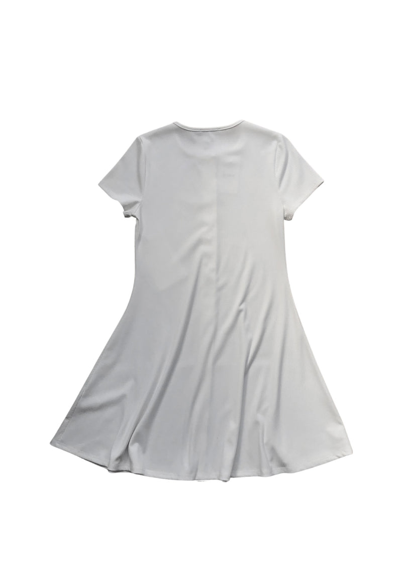 Imogen Button-Down Dress - White