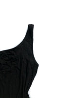 Naomi Asymmetrical Mini Dress - Black