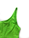 Ava One-Shoulder Sporty Set - Neon Green