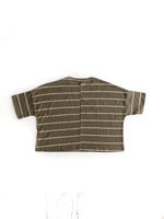 Sophia Ribbed Boxy Knit Top - Taupe