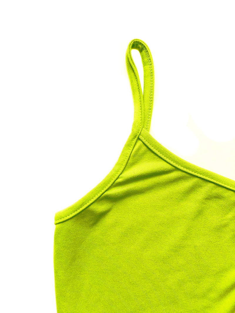 June One-Shoulder Bodysuit - Neon Green