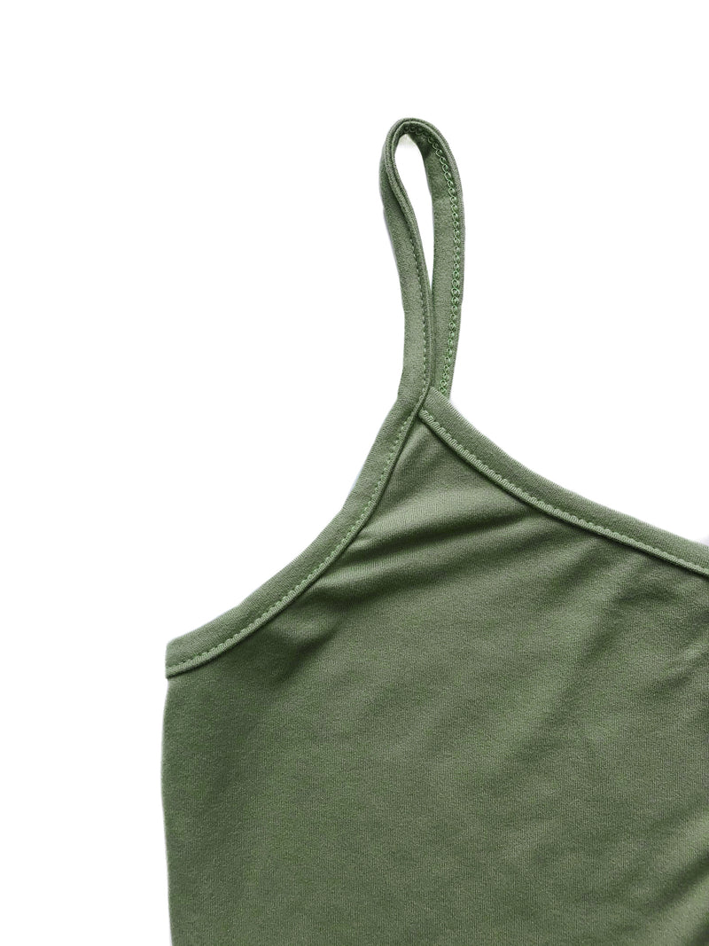 June One-Shoulder Bodysuit - Green