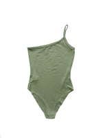 June One-Shoulder Bodysuit - Green