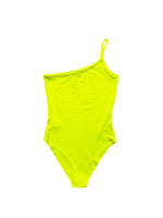 June One-Shoulder Bodysuit - Neon Green