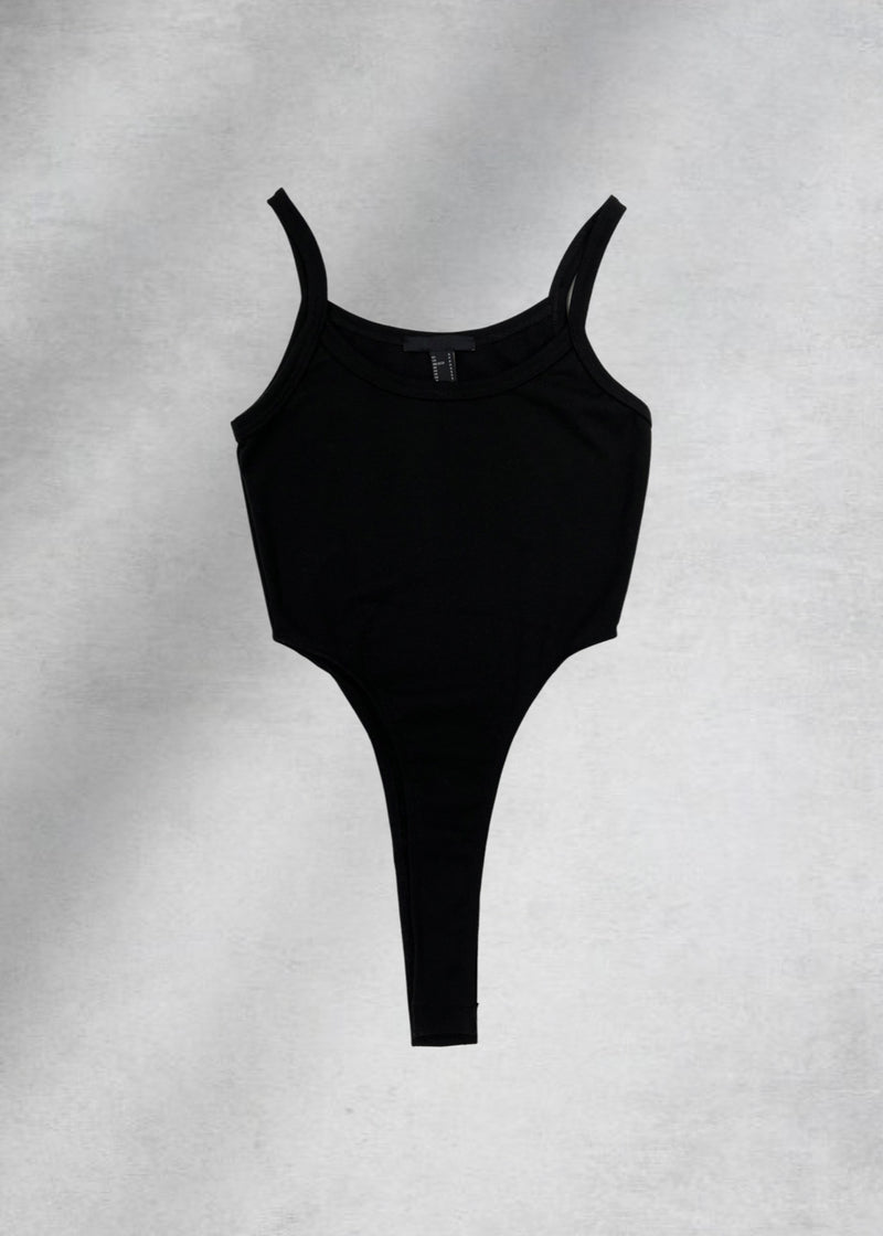 Toni Cheeky Knit Bodysuit - Black