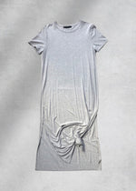 Ember T-Shirt Short Dress - Gray