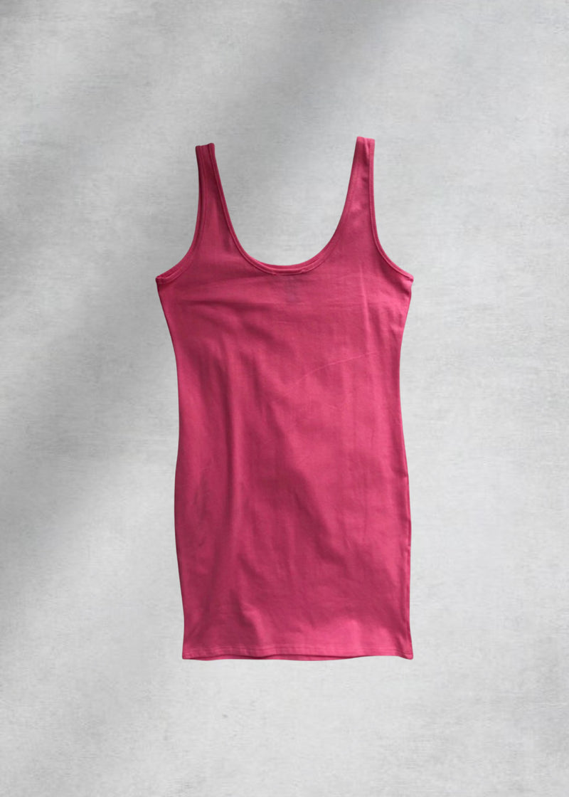 Kristen Jersey Bodycon Mini Dress - Pink