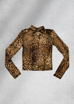 Nilda Animal Print Top - Leopard