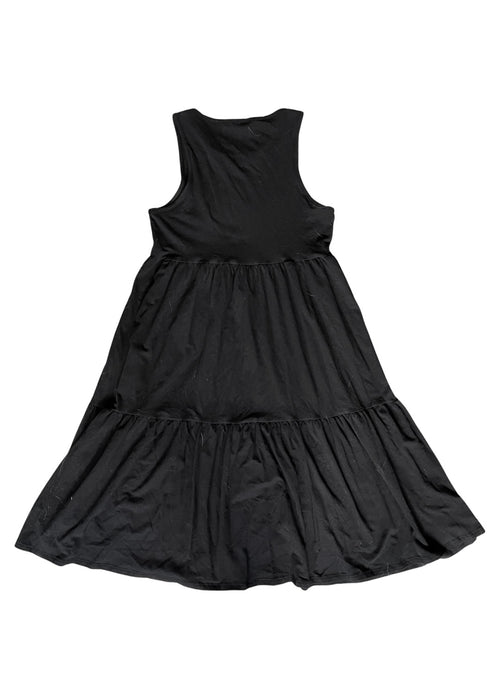 Eleanor Tiered Short Knit Dress - Black
