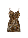 Bethany Leopard Mini Dress