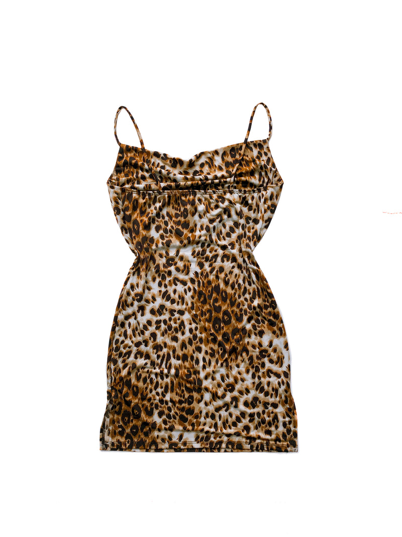 Bethany Leopard Mini Dress