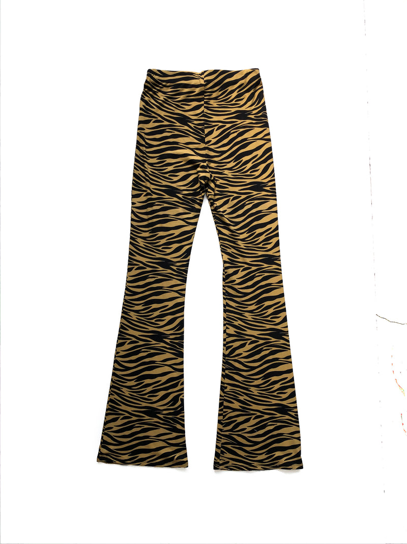 Dany Printed Flare Pants - Zebra
